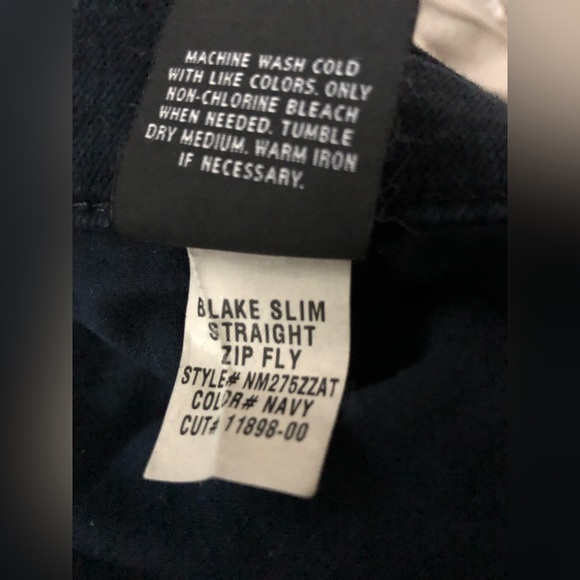 Hudson Jeans Blake Slim Straight in Navy sz 40w 36L - Picture 12 of 15